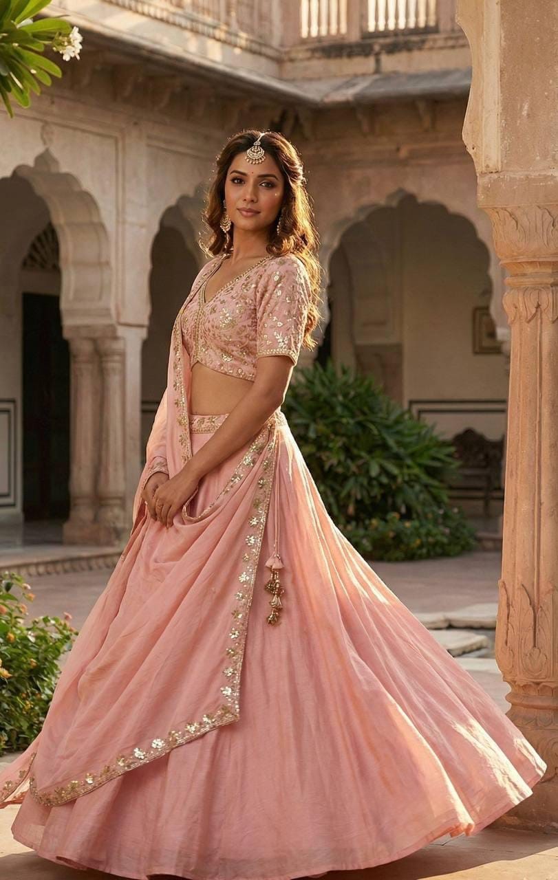 Royal Bridal Embroidered Lehenga